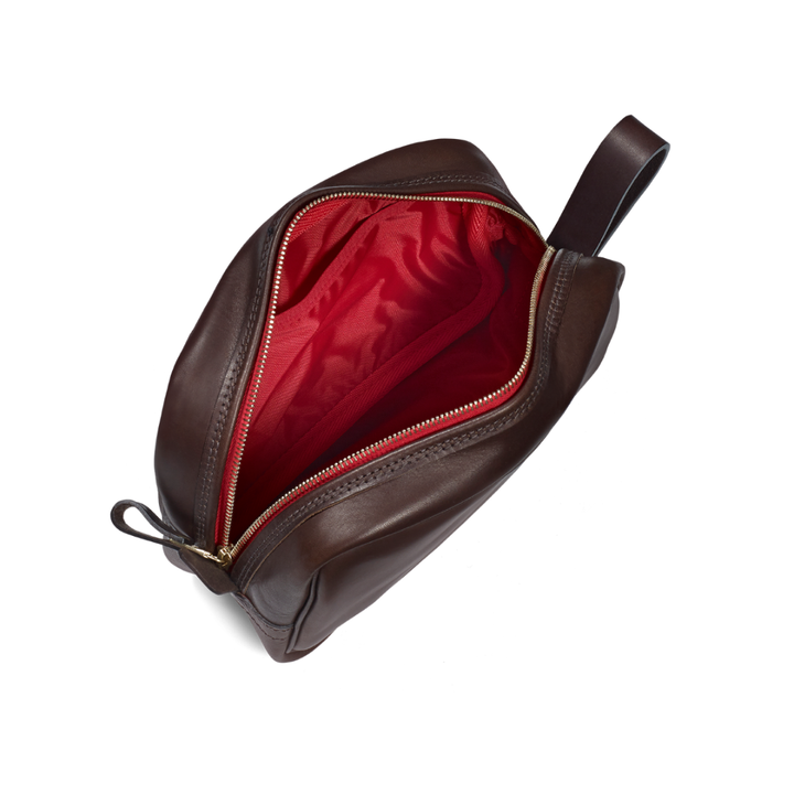 Vintage Leather Washbag