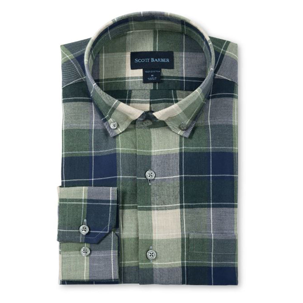 Lighweight Fall Plaid - Navy