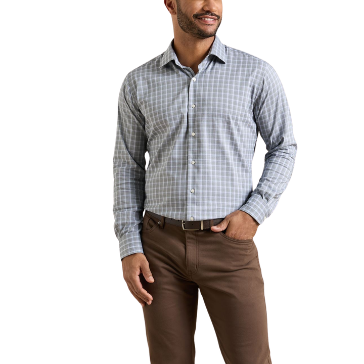 Lincoln Crown Lite Cotton-Stretch Sport Shirt