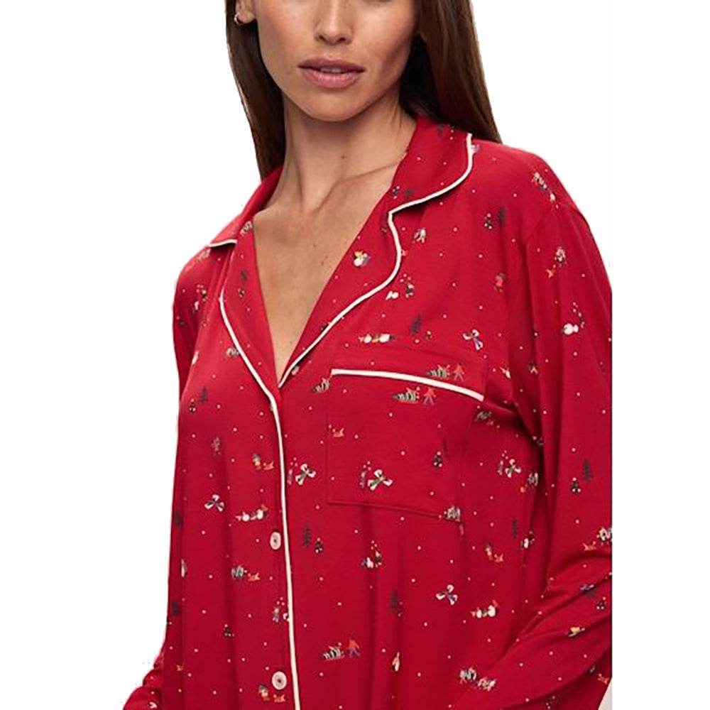 Gisele Long Printed PJ Set