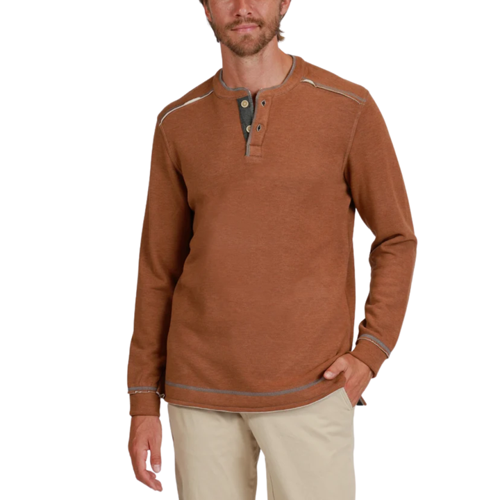 Sweater Knit Henley