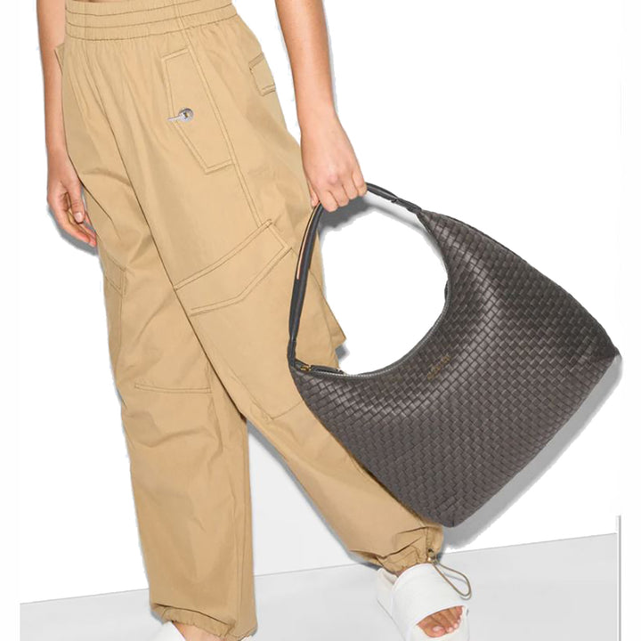 Large Woven Shoulder Bag