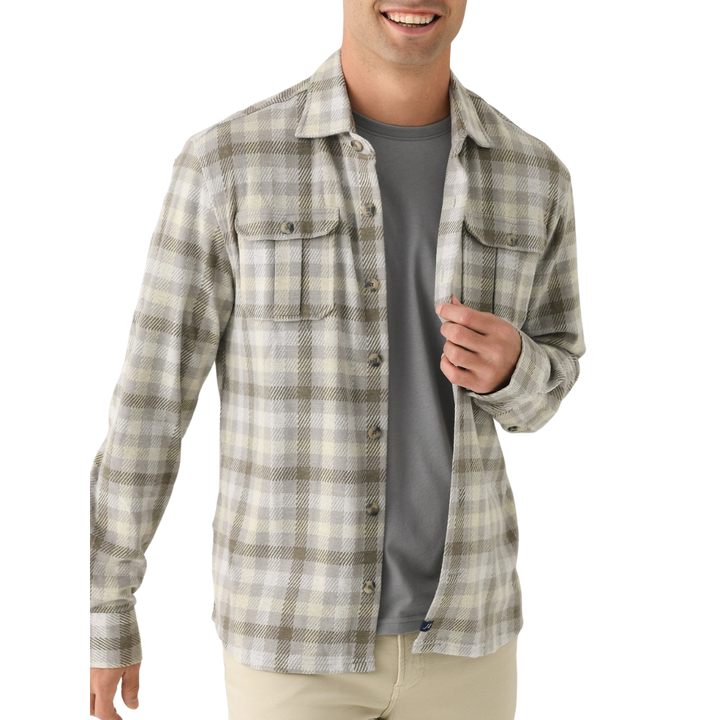 Marcelo Knit Flannel Shirt