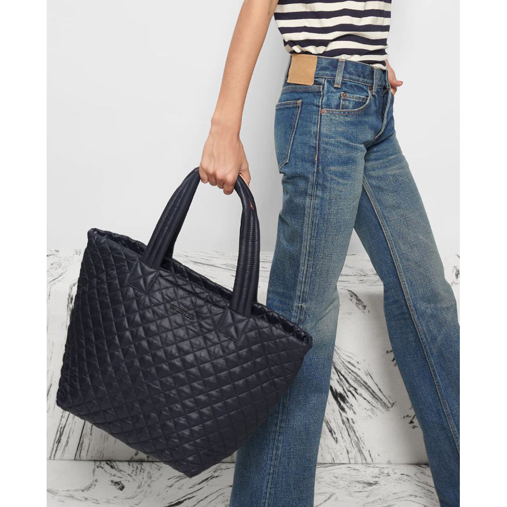 Medium Metro Deluxe Tote - Black