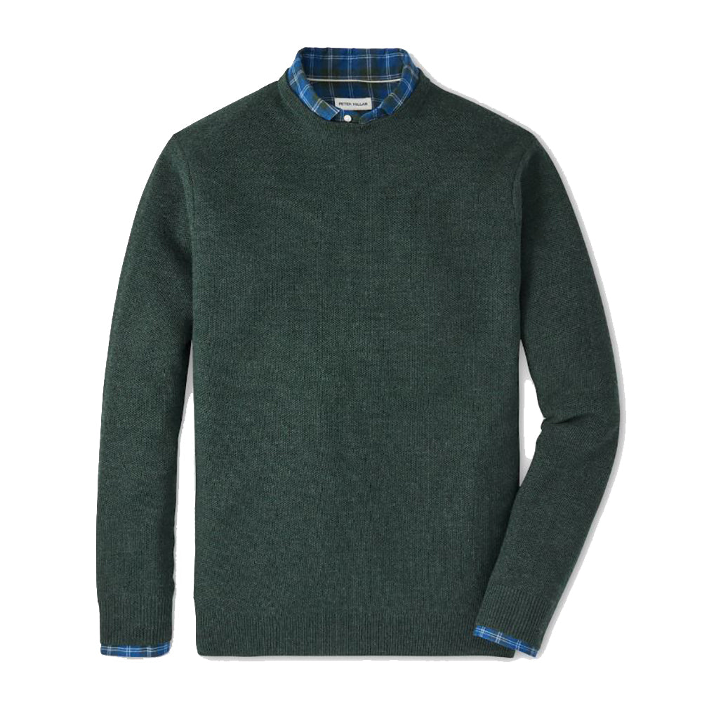 Autumn Crest Honeycomb Crewneck Sweater