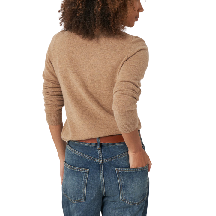 Basic Organic Cashmere Roll Neck Sweater