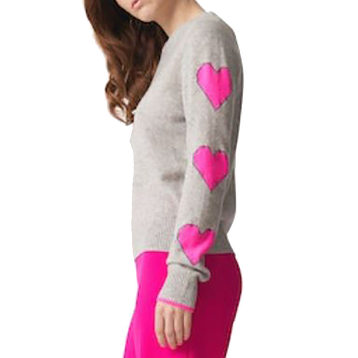 Pixel Heart Sleeve Crew