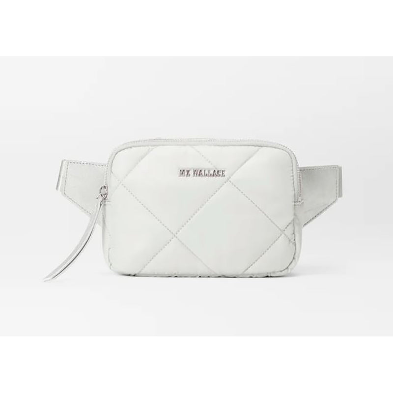 Quilted Madison Belt Bag - Frost