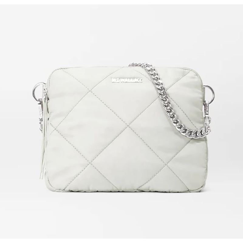 Quilted Madison Crossbody - Frost