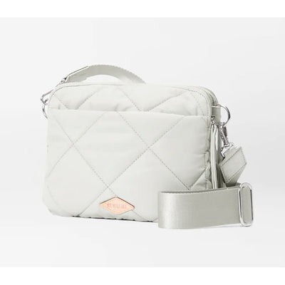 Quilted Madison Crossbody - Frost