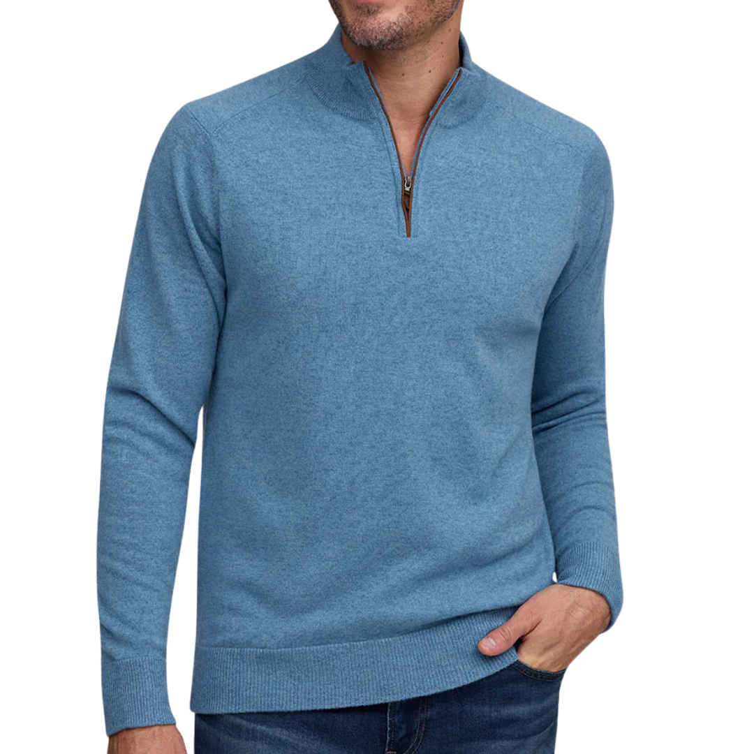 Cashmere Suede 1/4-Zip