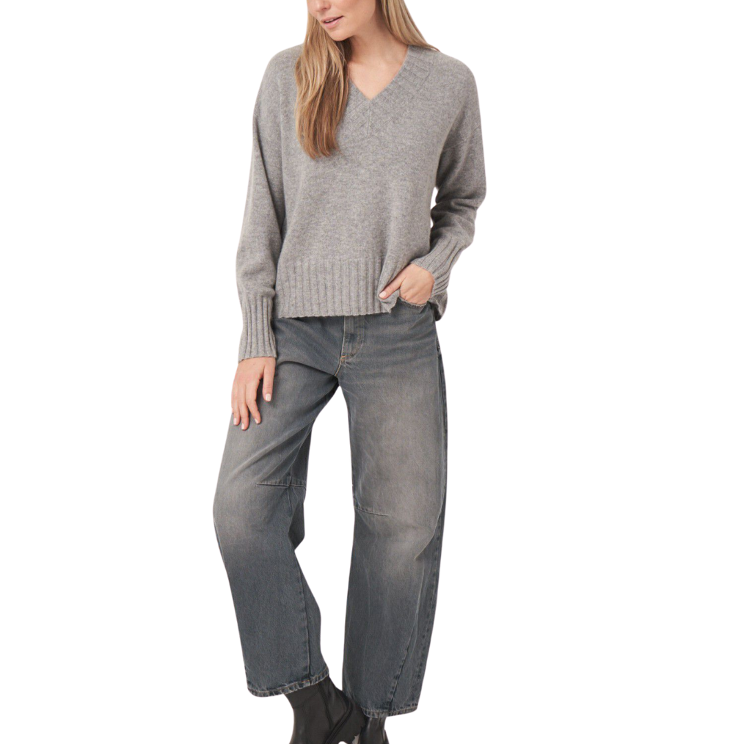 Relaxed Fit Organic Cashmere Sweater