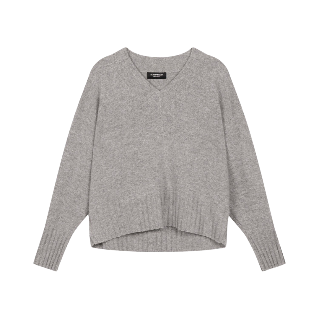 Relaxed Fit Organic Cashmere Sweater