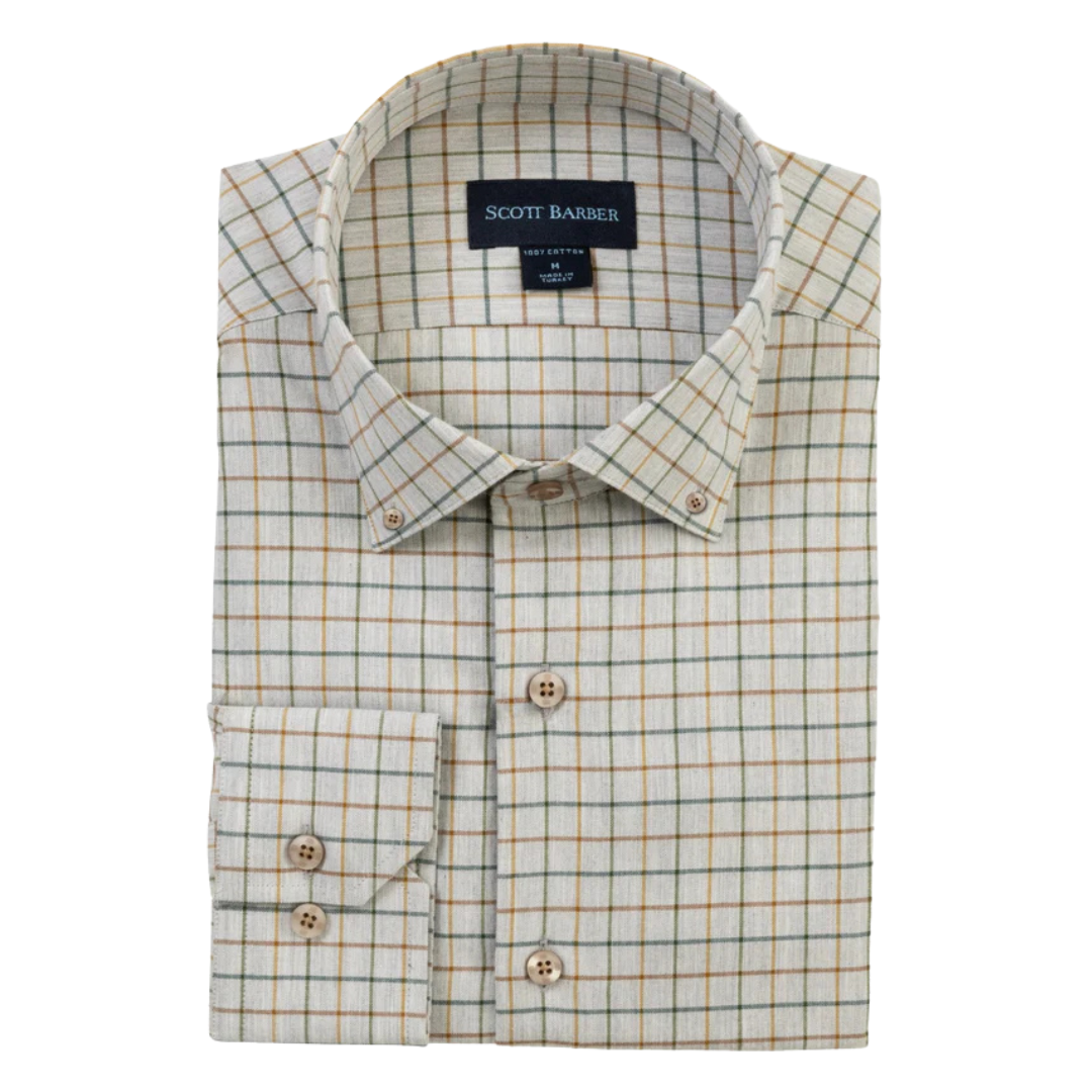 Melange Twill Sport Shirt