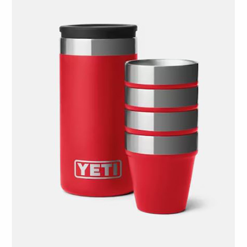 Shot Glasses & Case Rescue Red