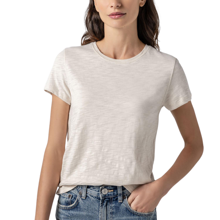 Short Sleeve Back Seam Crewneck