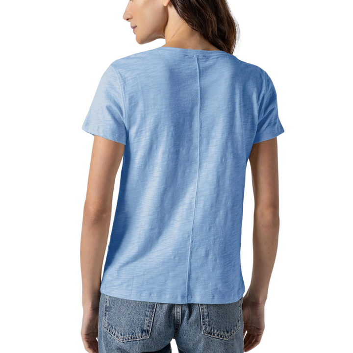 Short Sleeve Back Seam Crewneck