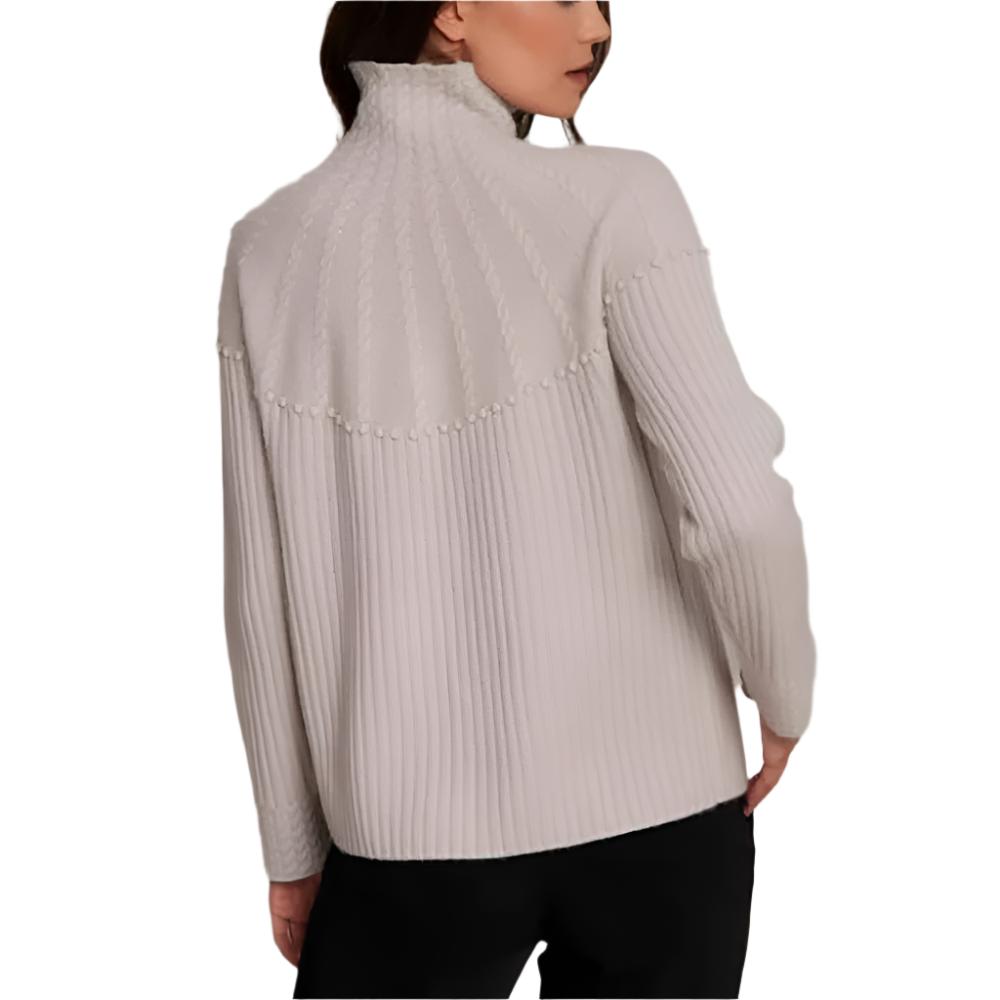 Cashmere Gemma Starburst Funnel Neck