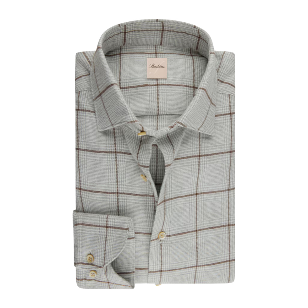 Sport Shirt Brown Grey
