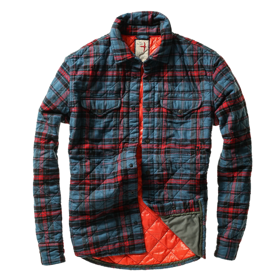 Quilted Flannel Shirt Jacket