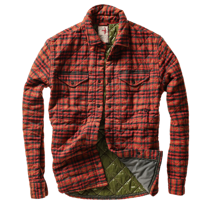 Quilted Flannel Shirt Jacket