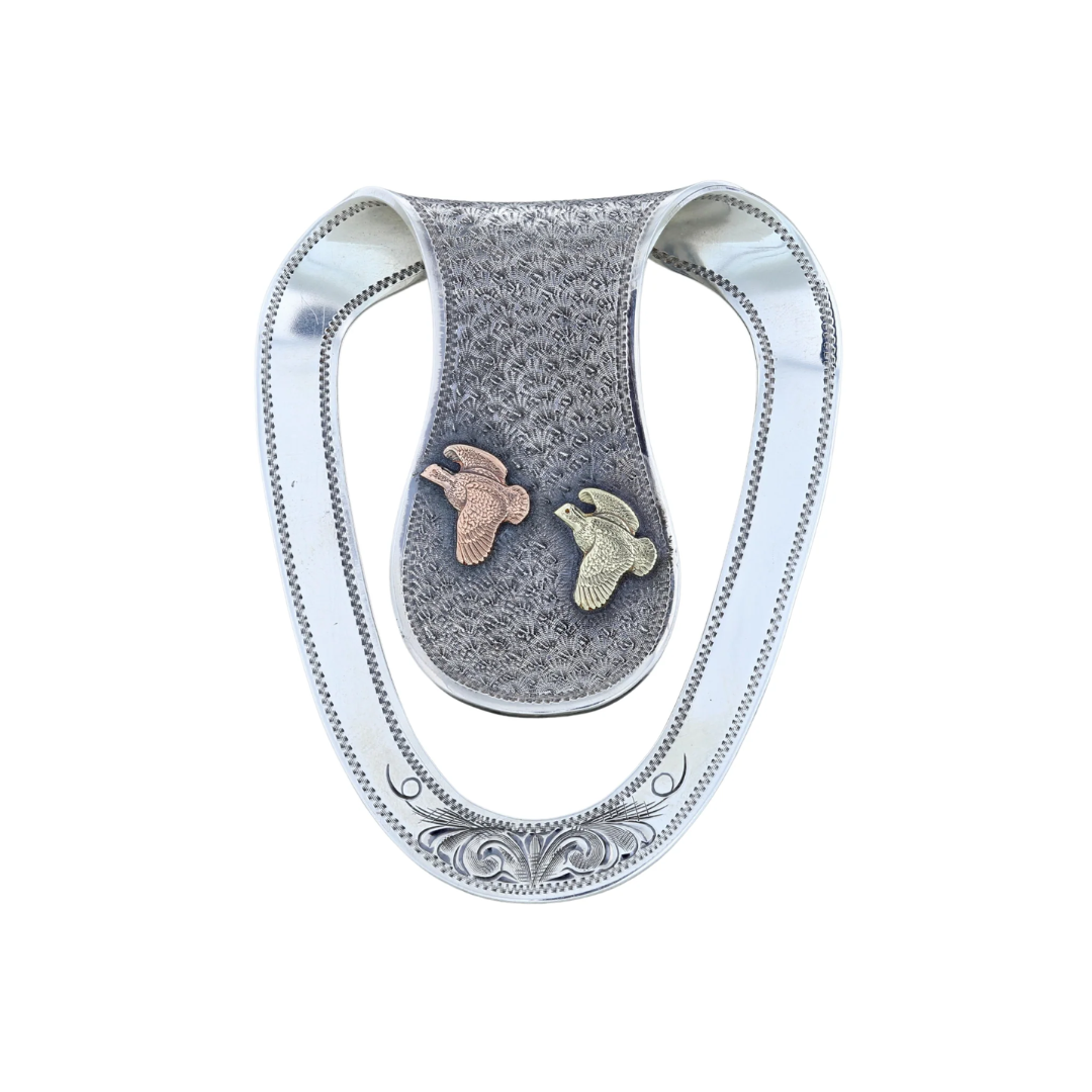 San Jac Quail Money Clip Quail