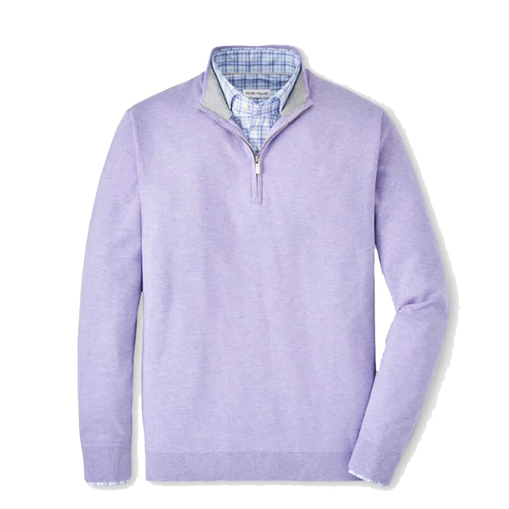 Coolspun Cotton Quarter-Zip Sweater