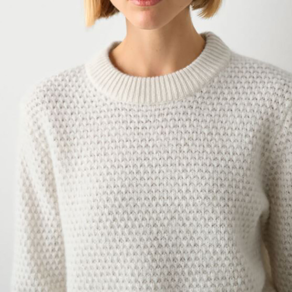 Cashmere Textured Crew