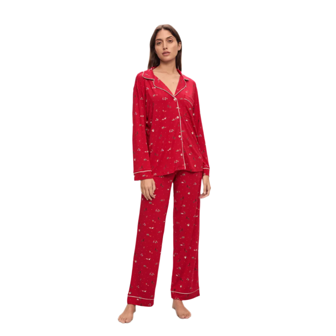 Gisele Long Printed PJ Set