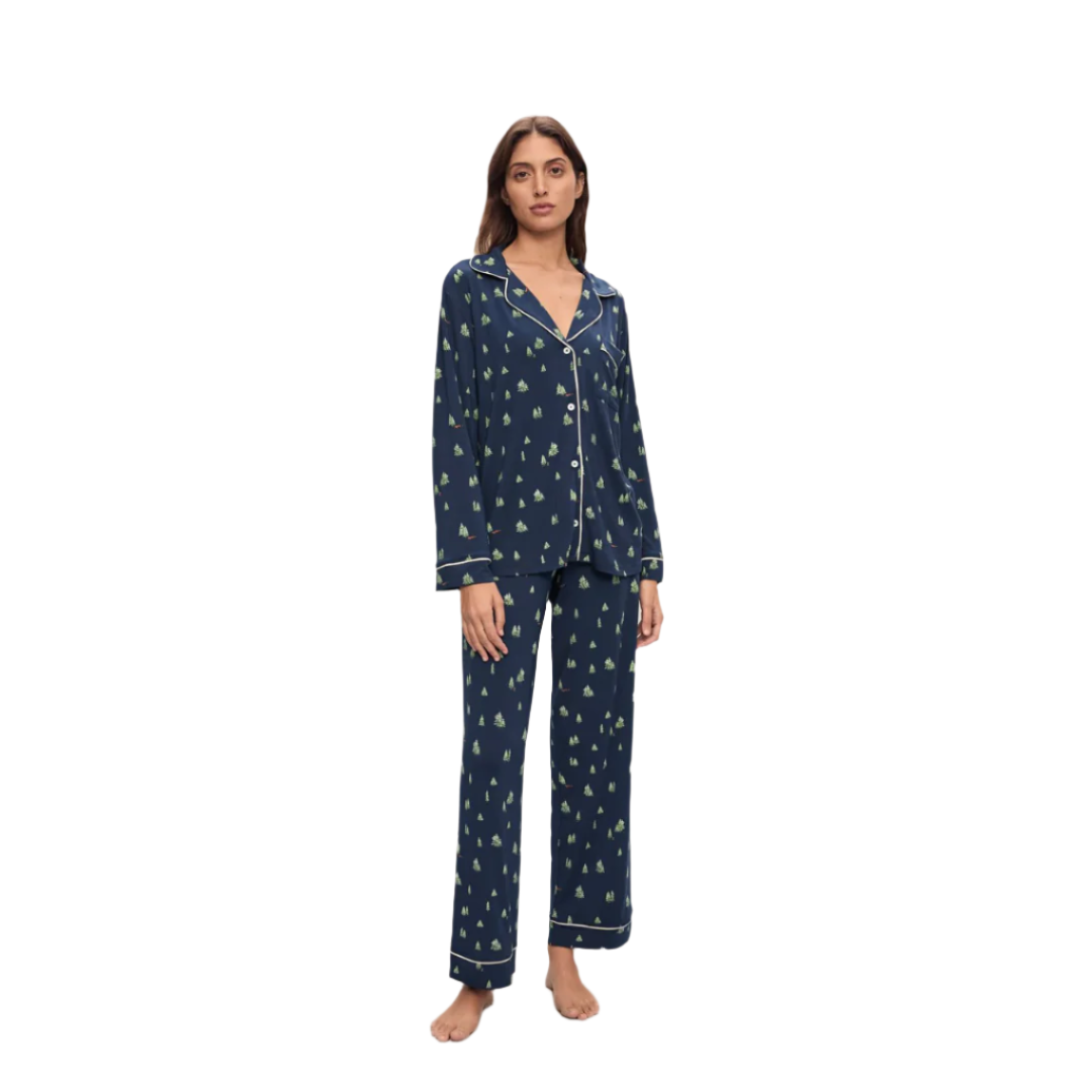 Gisele Long Printed PJ Set