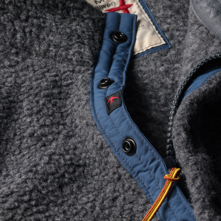 Wooly Shag Snap-Zip