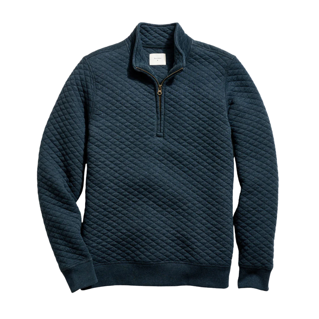 Diamon Quilt Half-Zip
