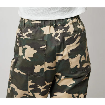 Washed Cotton Twill with Camo Print Cargo Pant - Classic Camo