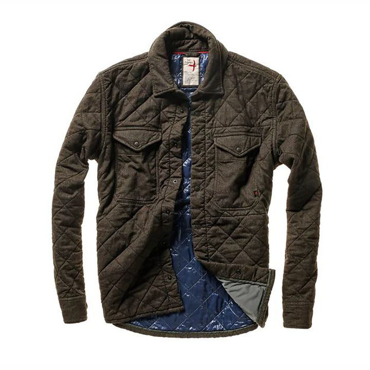 Tick Weave Shirt Jacket