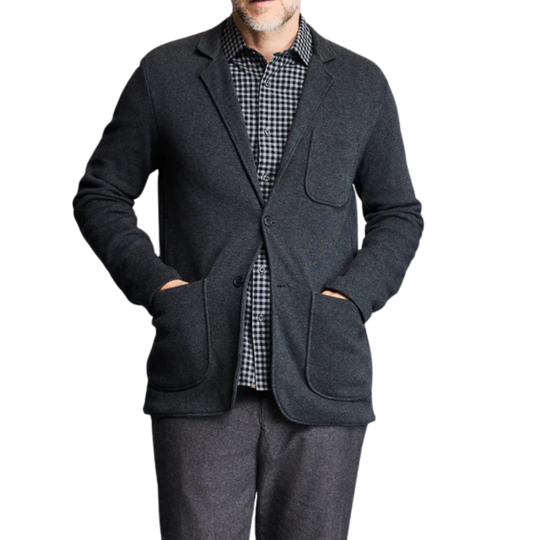 Heathered Knit Sport Coat
