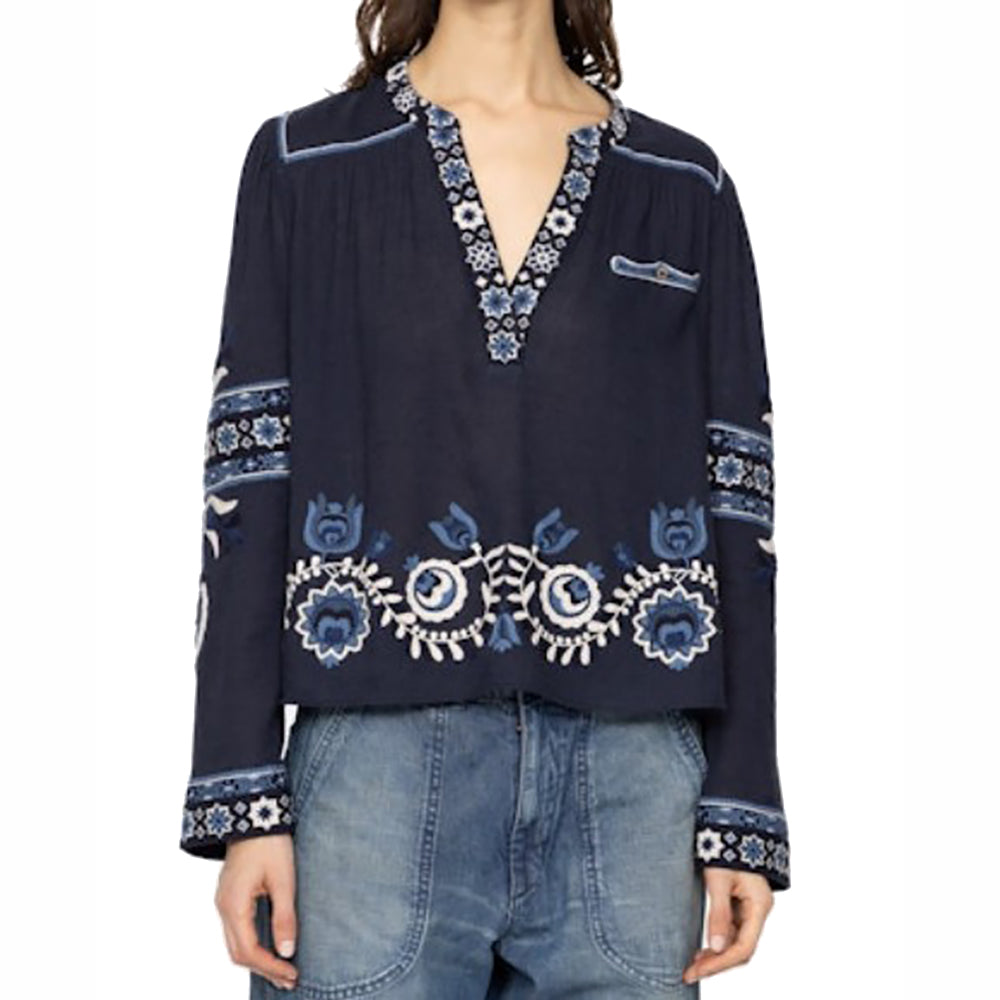 Inga Embroidered Top