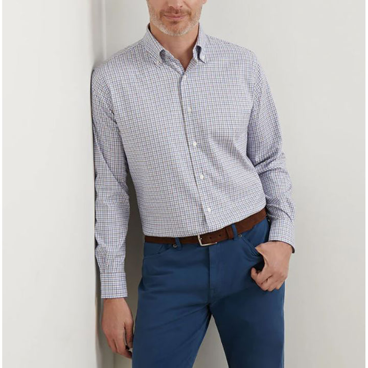 Julian Crown Lite Cotton-Stretch Shirt