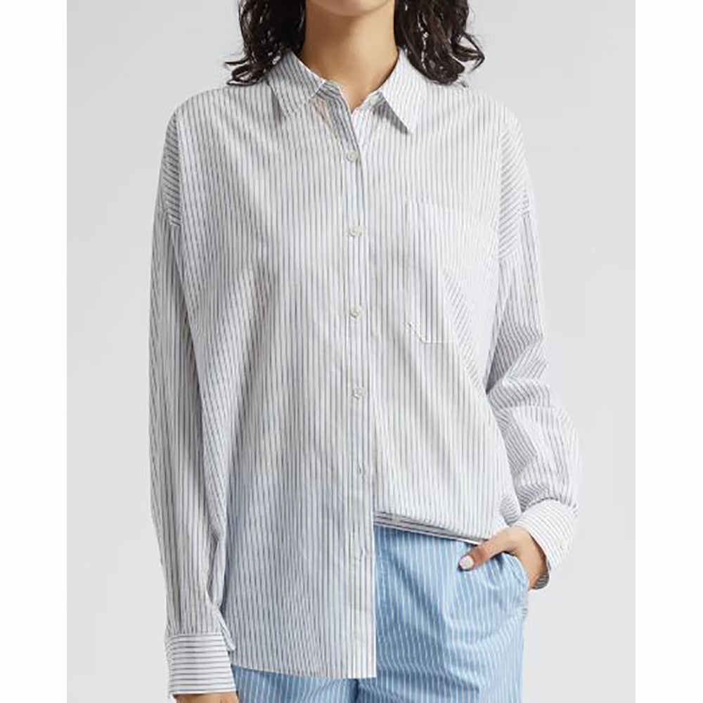 Lightweight Oversize Button-Up Shirt