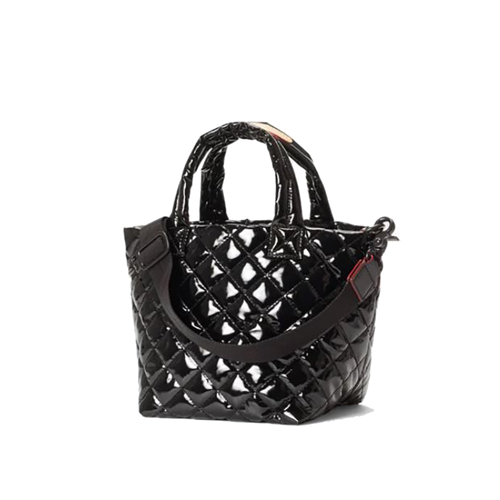 Micro Metro Tote Deluxe - Black Lacquer