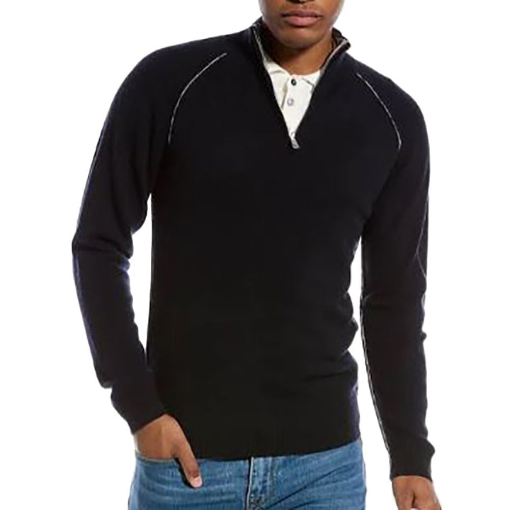 Cashmere Quarter-Zip Pullover