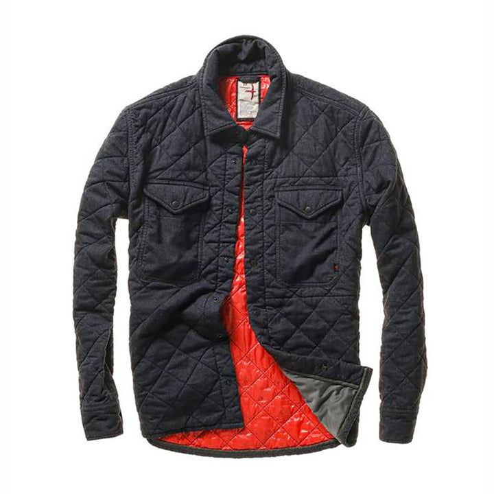 Tick Weave Shirt Jacket