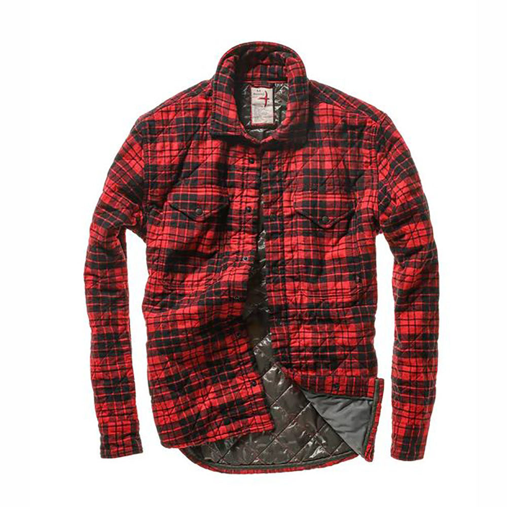 Quilted Flannel Shirt Jacket