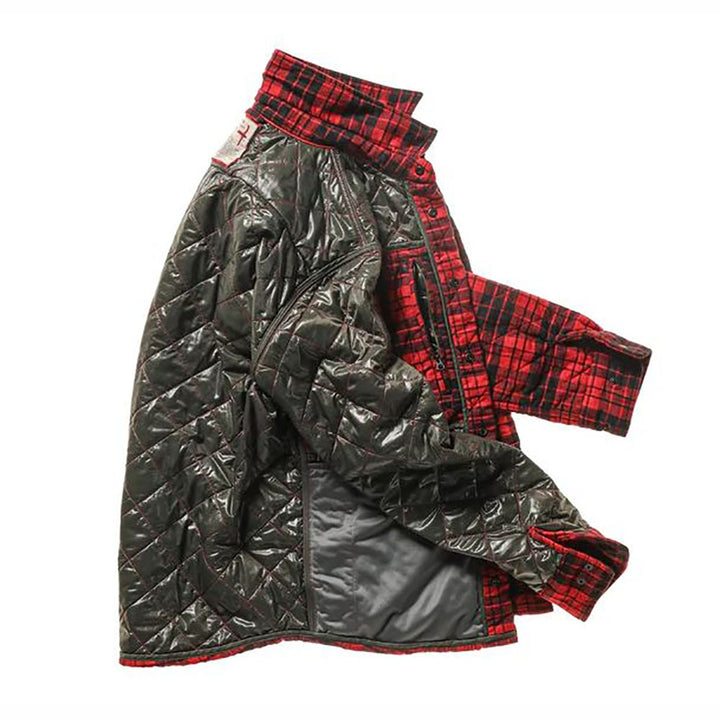 Quilted Flannel Shirt Jacket