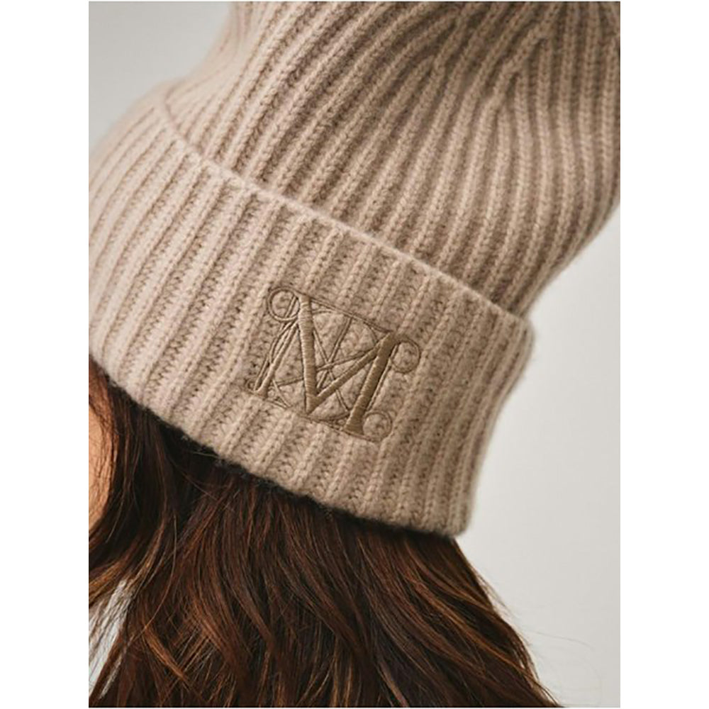 Cashmere Met Embroidered Beanie