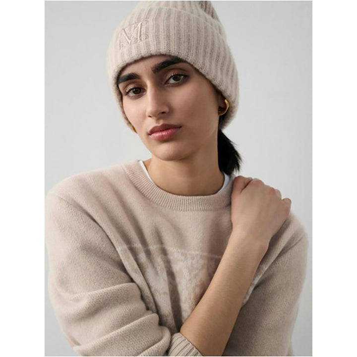 Cashmere Met Embroidered Beanie