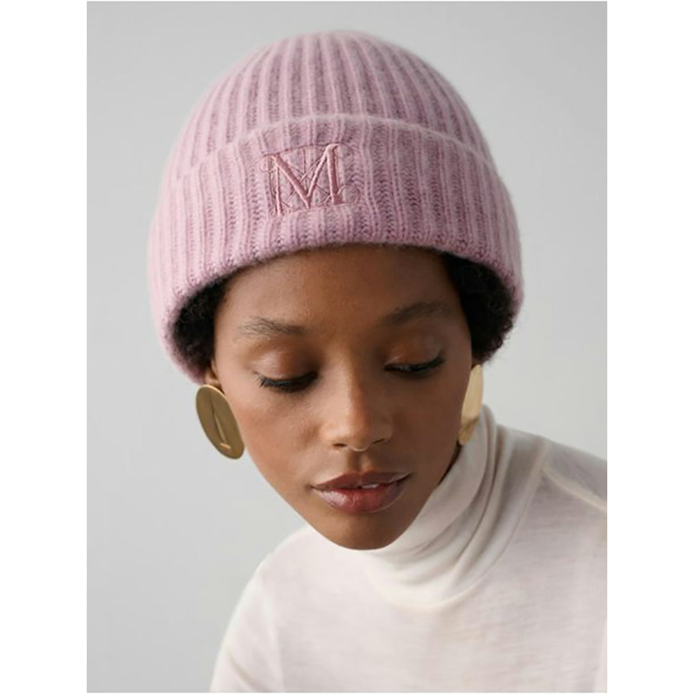 Cashmere Met Embroidered Beanie