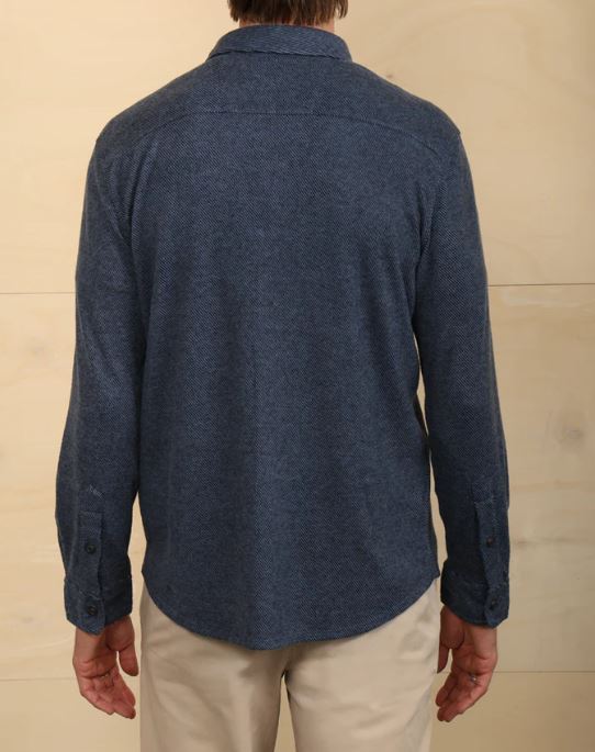 Herringbone Long-sleeved Shirt