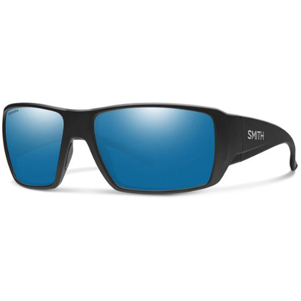 Guide's Choice XL - Matte Black + ChromaPop Glass Polarized Blue Mirror Lens