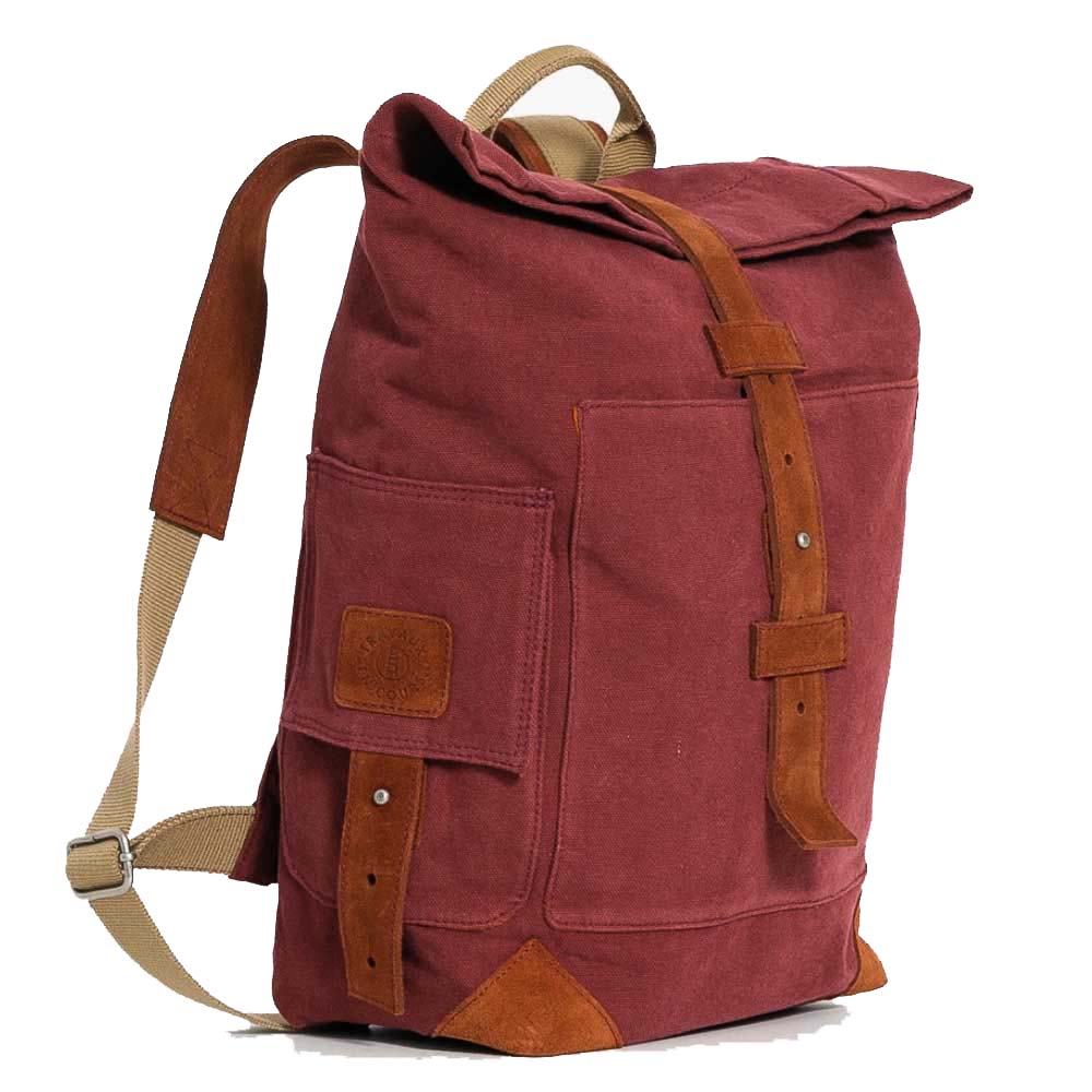 Travaux En Cours Small Canvas Backpack shop-silver-creek-com.myshopify.com