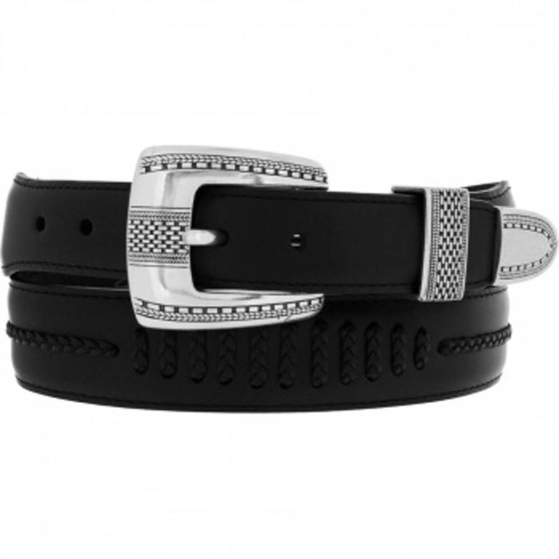 Leegin Creative Leather-Salina Taper Belt - Black-shop-silver-creek-com.myshopify.com